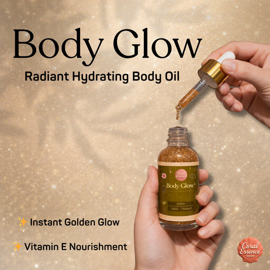 Gotas de brillo corporal