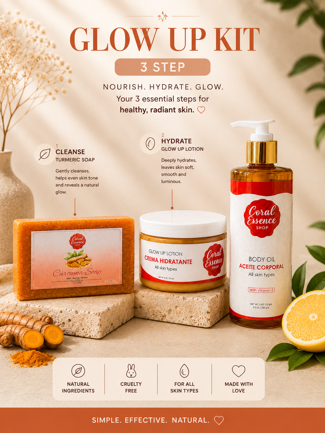 Glow Up Kit - 3 step