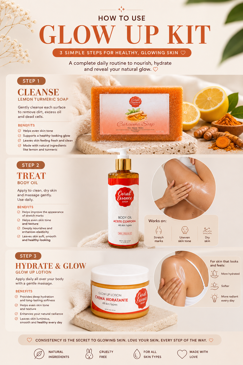 Glow Up Kit - 3 step