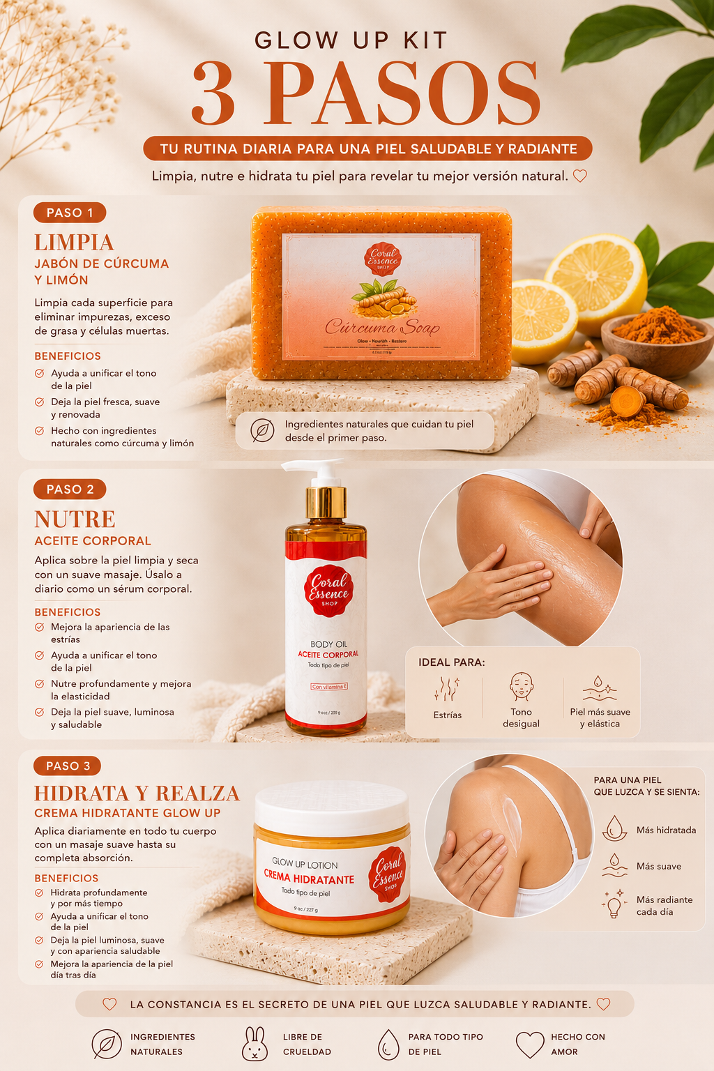 Glow Up Kit - 3 step